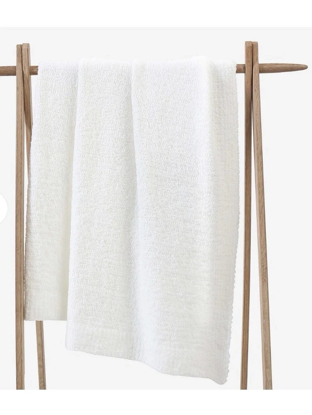 NEW! Sunday Citizen Snug Throw Blanket Off white 75x52” NIP